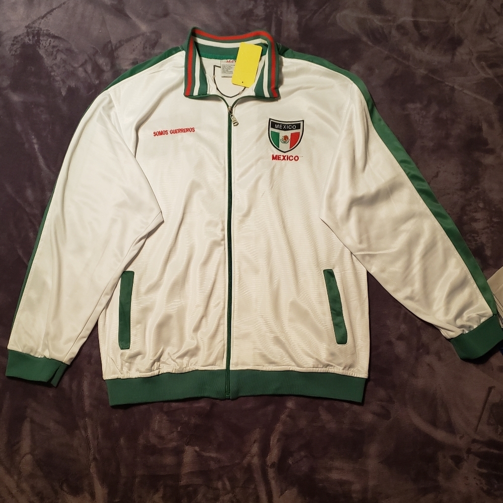 Mexico soccer, sports jacket.